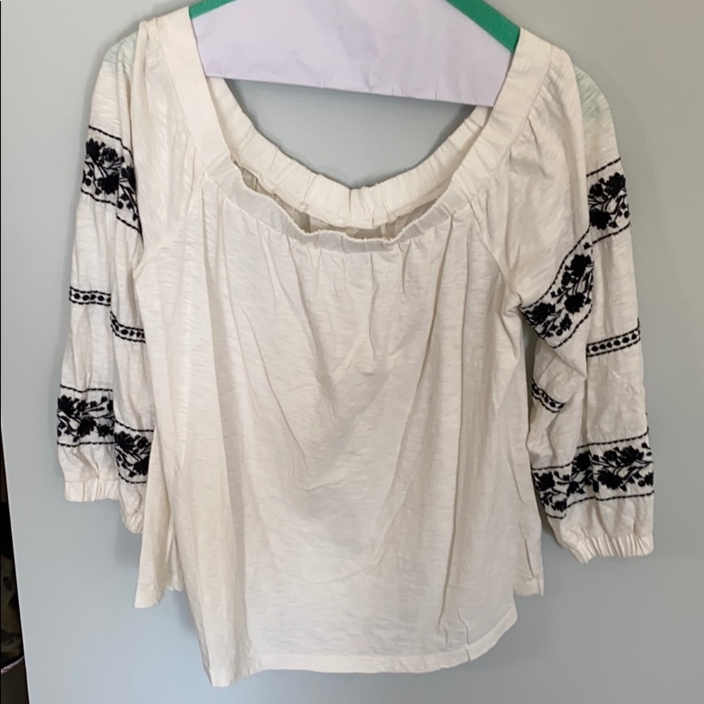 American eagle off the shoulder top
